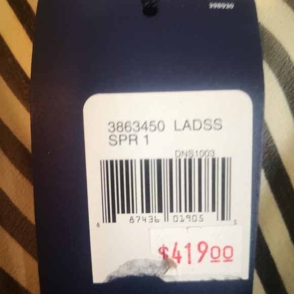 Sheer Ralph Lauren Striped Dress - Picture 9 of 9